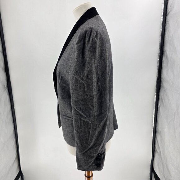 Donnybrook Womens Wool Blend Blazer Jacket Size 11/12 Gray - Picture 3 of 14